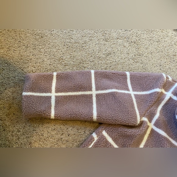 🔥SALE🔥 JESSICA SIMPSON | Windowpane Sherpa
Teddy Coat Dusty Pink Size 3X - Picture 3 of 8